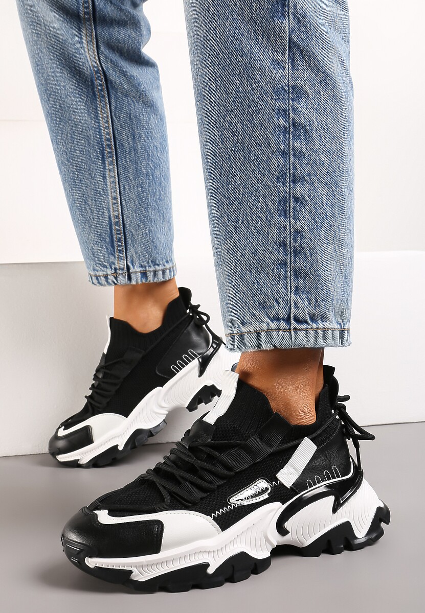 Czarne Sneakersy Kharena