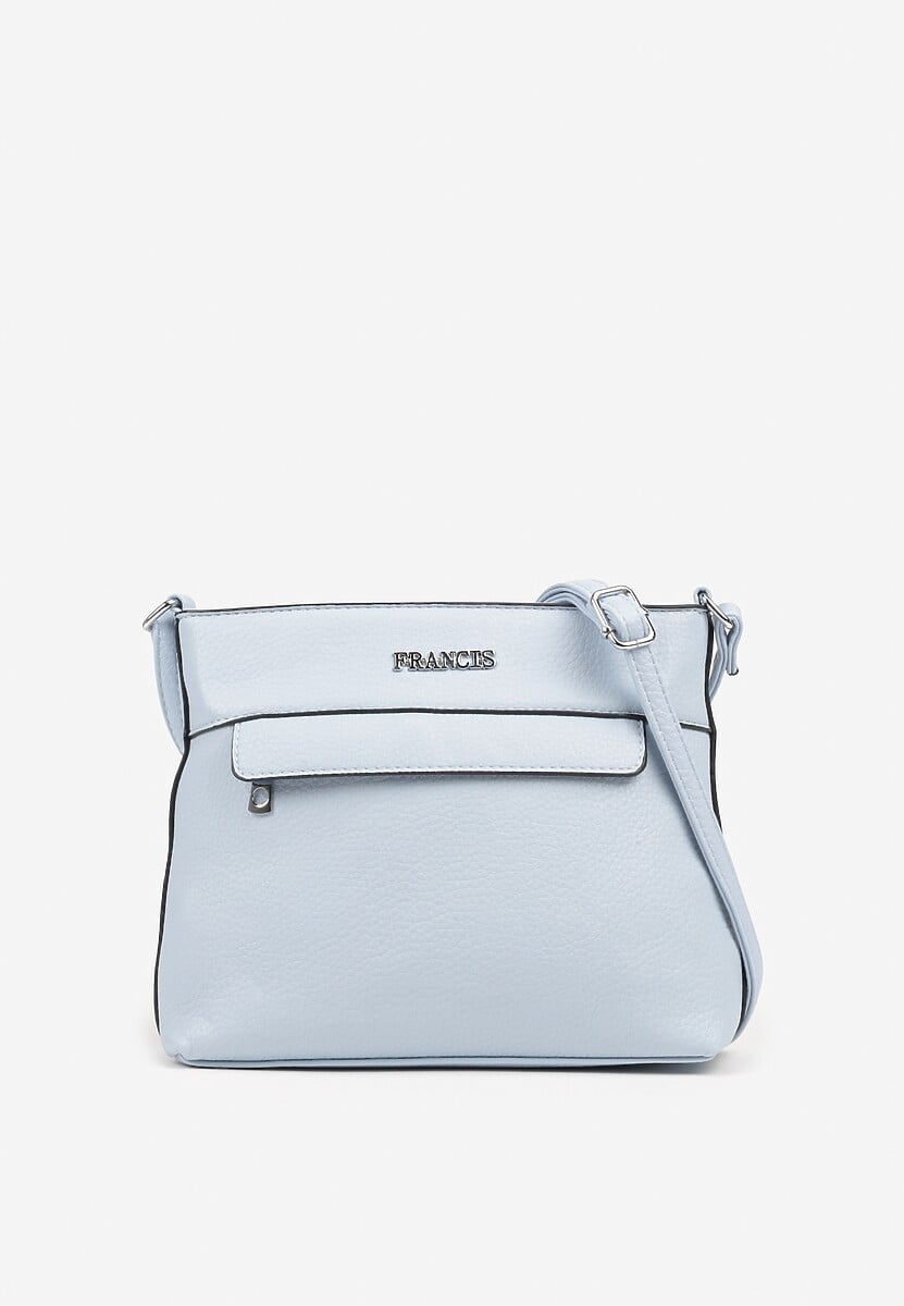 Ciemnobeżowa Torebka Listonoszka Ozdobiona Kieszonką Silitra