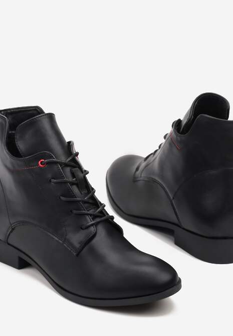 Czarne Botki Trzewiki Vices Miova