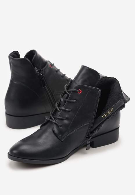 Czarne Botki Trzewiki Vices Miova