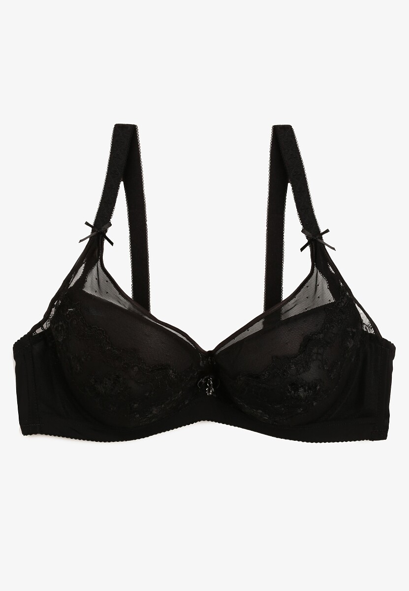 Jasnobeżowy Biustonosz z Koronką Suffa