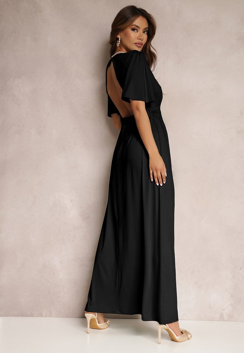 Czarna Sukienka Delsarte