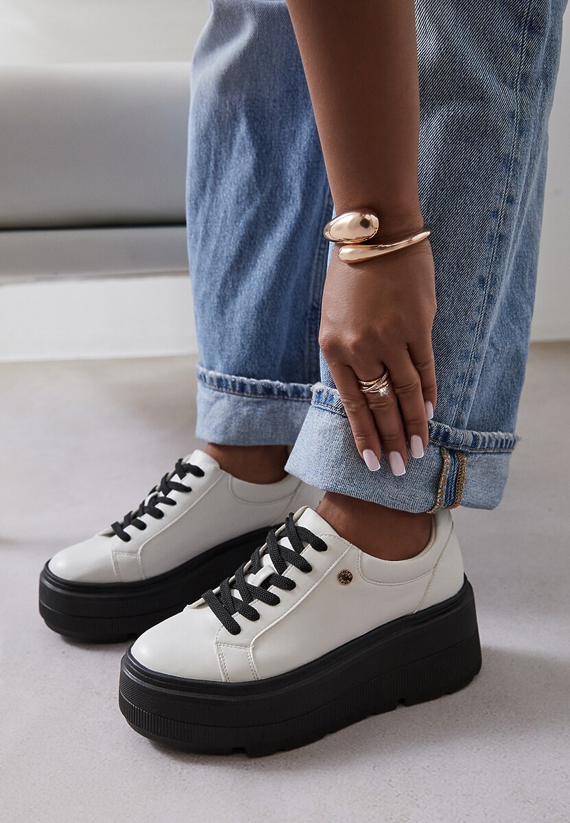 Panterkowe Sneakersy Vices na Grubej Podeszwie Tuliri