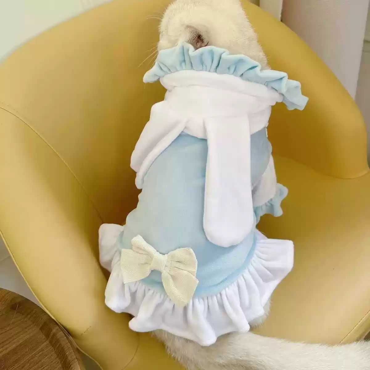 Pet Funny Fox Transformation Fluffy Hooded Coat for Dogs (Spring/Autumn/Winter)