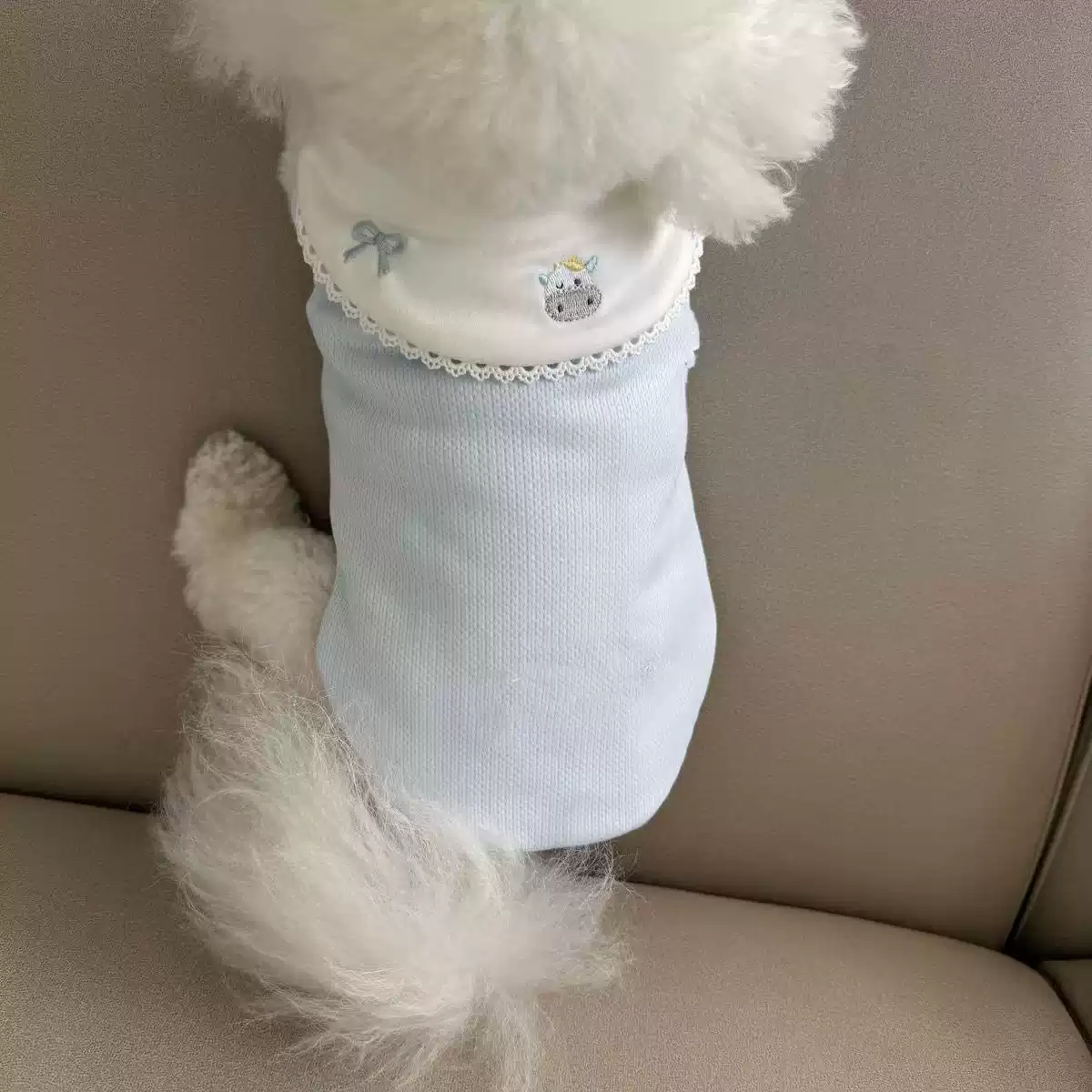 Pet Detachable Belly Warmer Super Fluffy Cloud Cotton Padded Dog & Cat Winter Coat