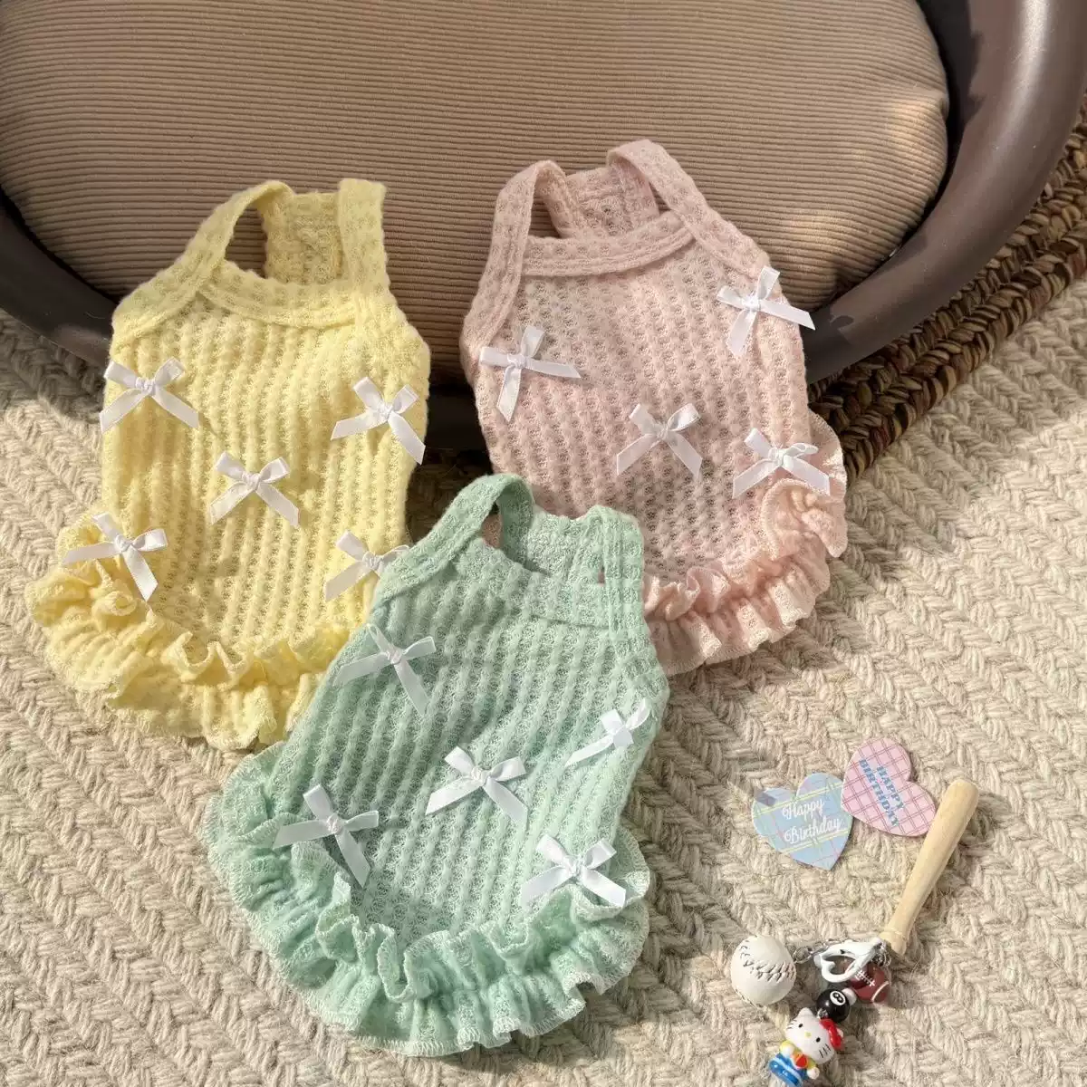 Small Pet Summer Vest - Thin Cute New Style