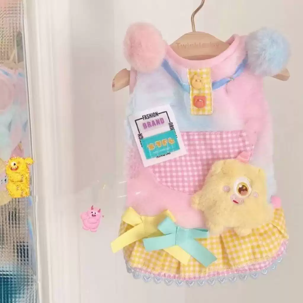 Winter Warm Pet Fleece Coat - Small Dogs & Cats Princess Style