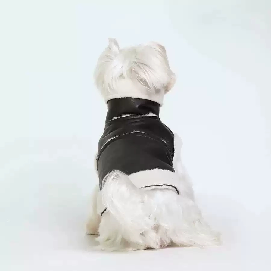 Dog Autumn/Winter Wild Fur-Integrated Vest