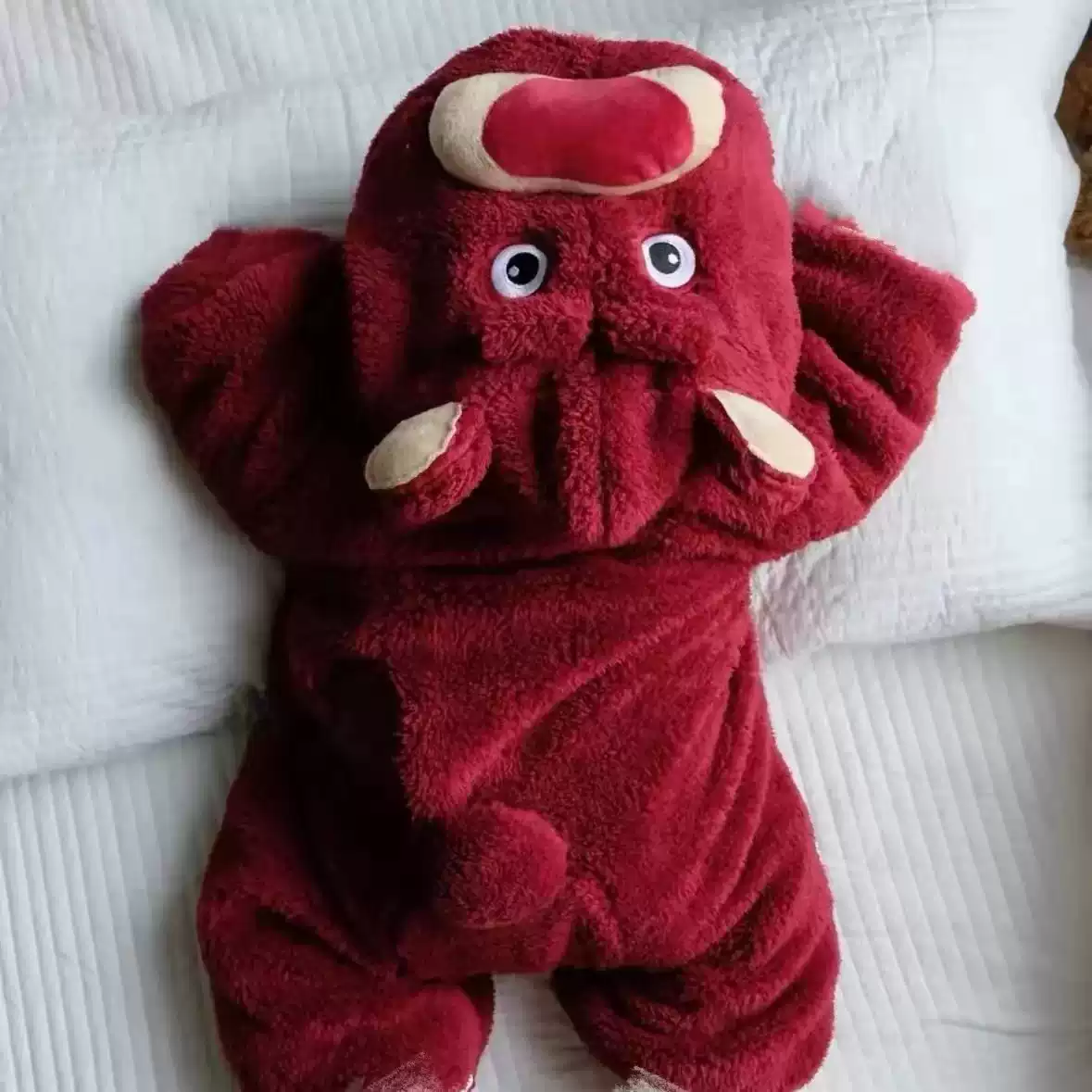 Cute Four-Legged Pet Outfit for Cats and Dogs, Thickened Flannel Autumn and Winter Transformation Costume