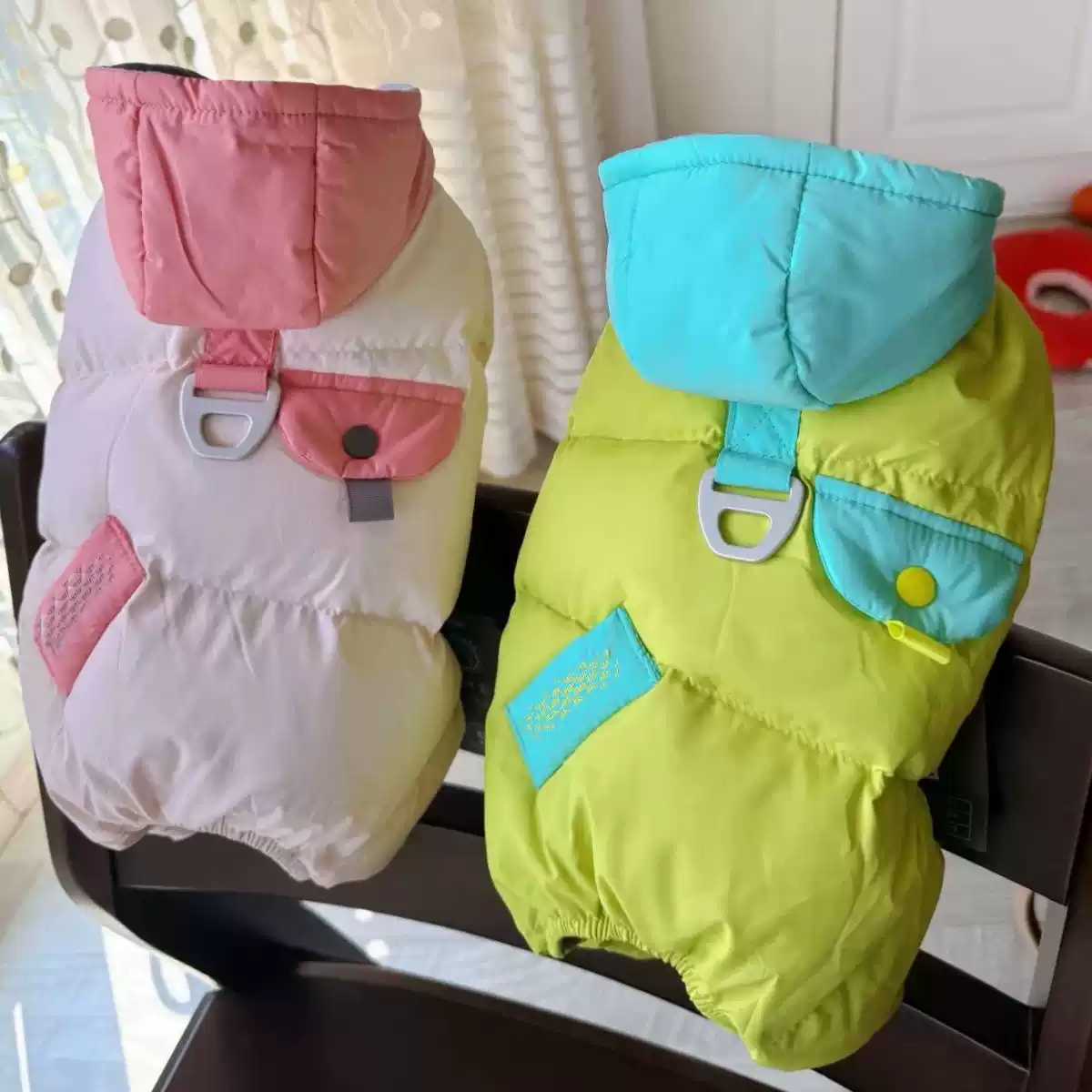 New Style Pet Four-Legged Cotton Jacket, Autumn Winter Warm Small Dog Coat