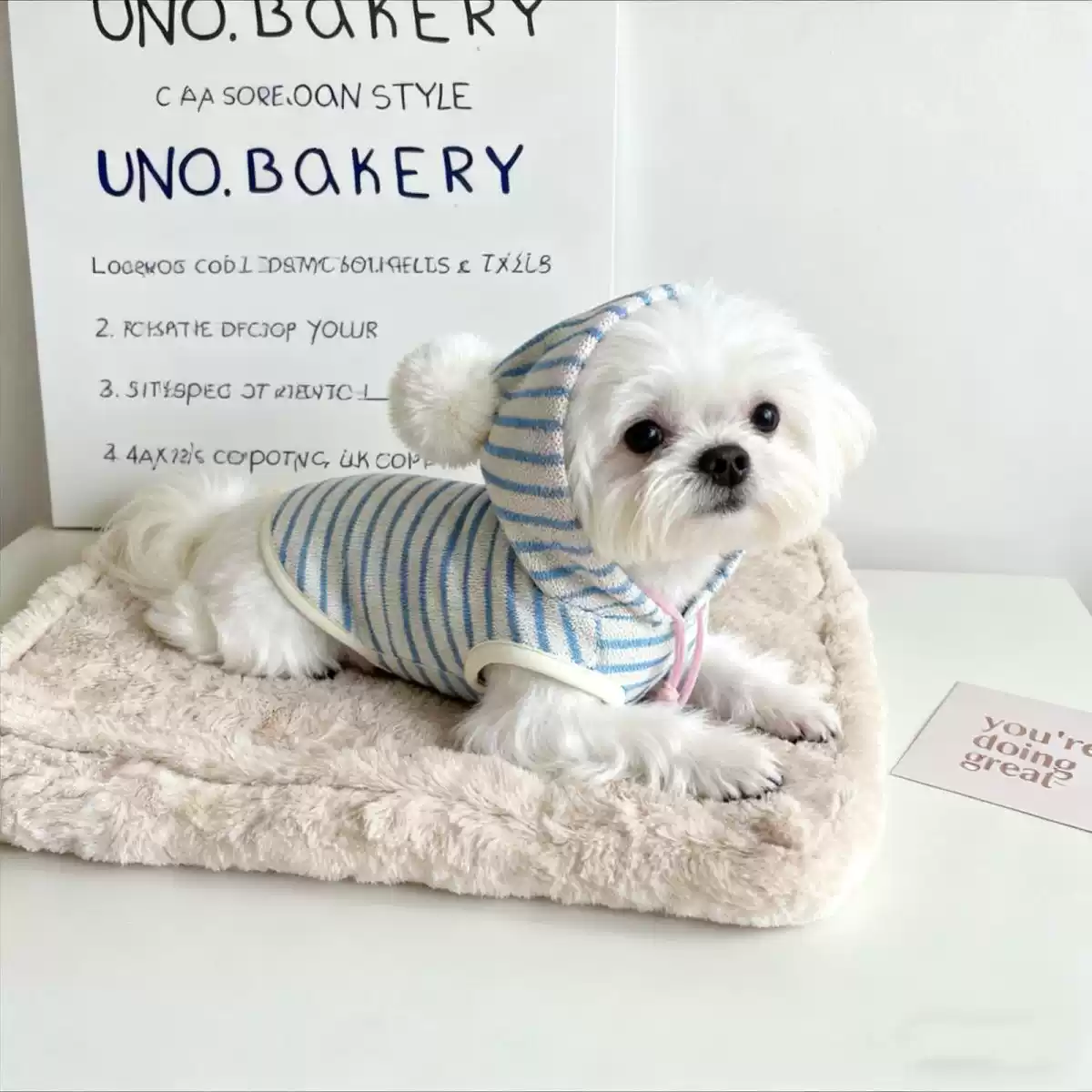 2025 New Style Striped Hoodie for Cats & Dogs - Cute Design