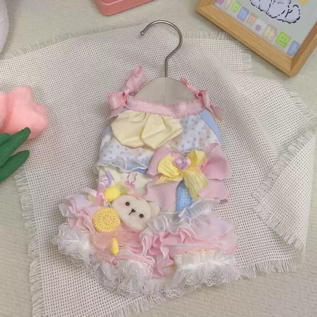 Small Cute Pet Dress for Spring & Summer - Suitable for Small Dogs & Cats