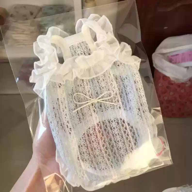 Pet Lace Hollow-out Vest - Spring & Summer Thin Style, Cute Little Camisole for Dogs & Cats (Teddy, Bichon Frise)