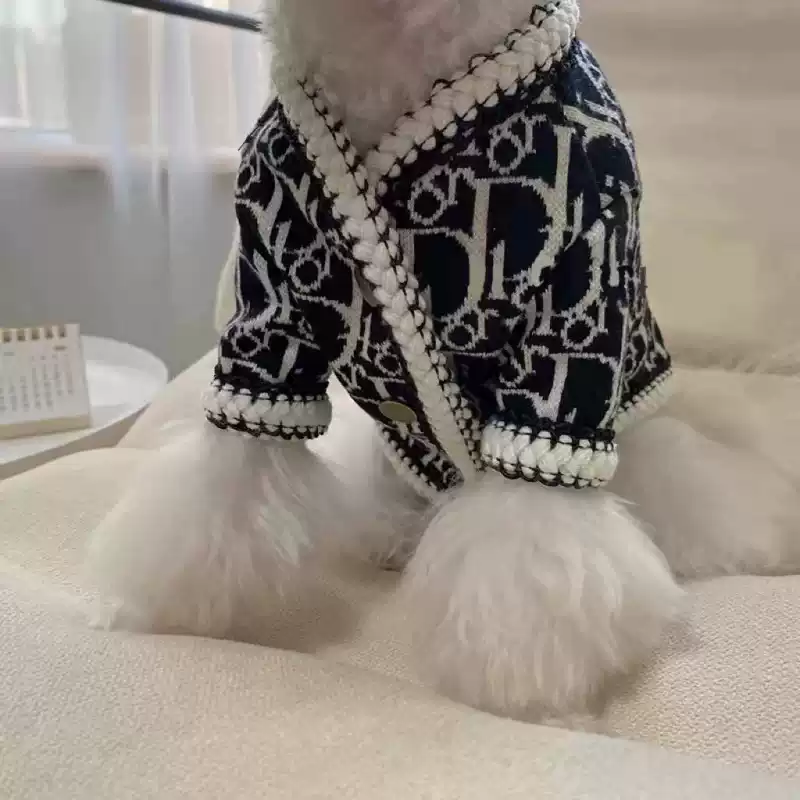 Autumn & Winter Knit Cardigan Pet Sweater for Small Dogs & Cats