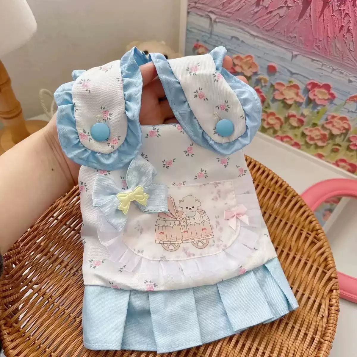 Princess-Style Lightweight Summer Dress for Small Dogs and Cats