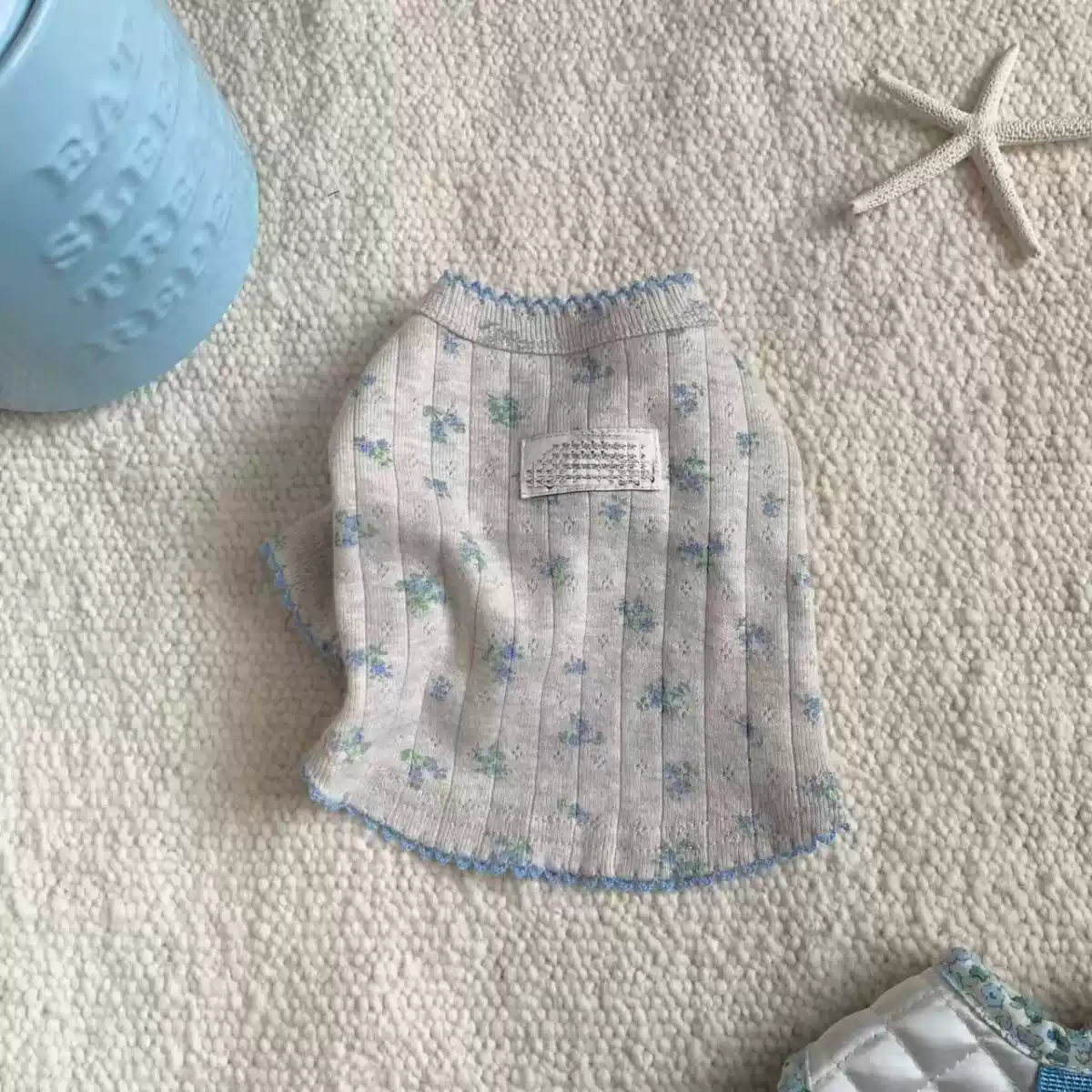 Pet Autumn/Winter Floral Base Layer Clothes