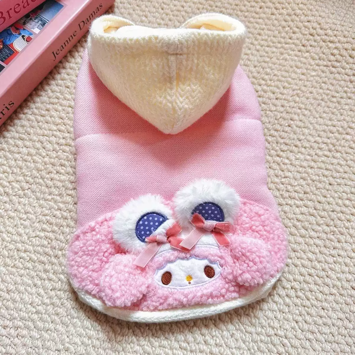 Winter & Autumn Warm Anti-Shedding Dog Vest with Hood, Cotton-Padded Apparel for Small Dogs