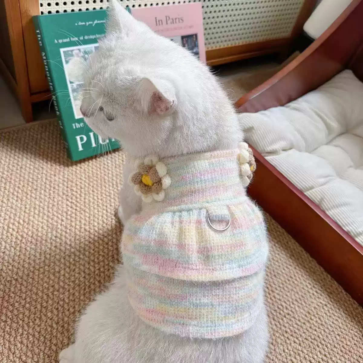 Autumn & Winter Pet Knitted Sweater Vest - Anti-Shedding Thin Style Warm Vest for Small Dogs & Cats