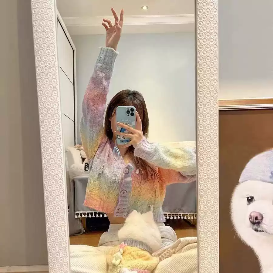 Pet Knitted Gradient Sweater Coat - Warm Autumn/Winter New for Cats & Dogs