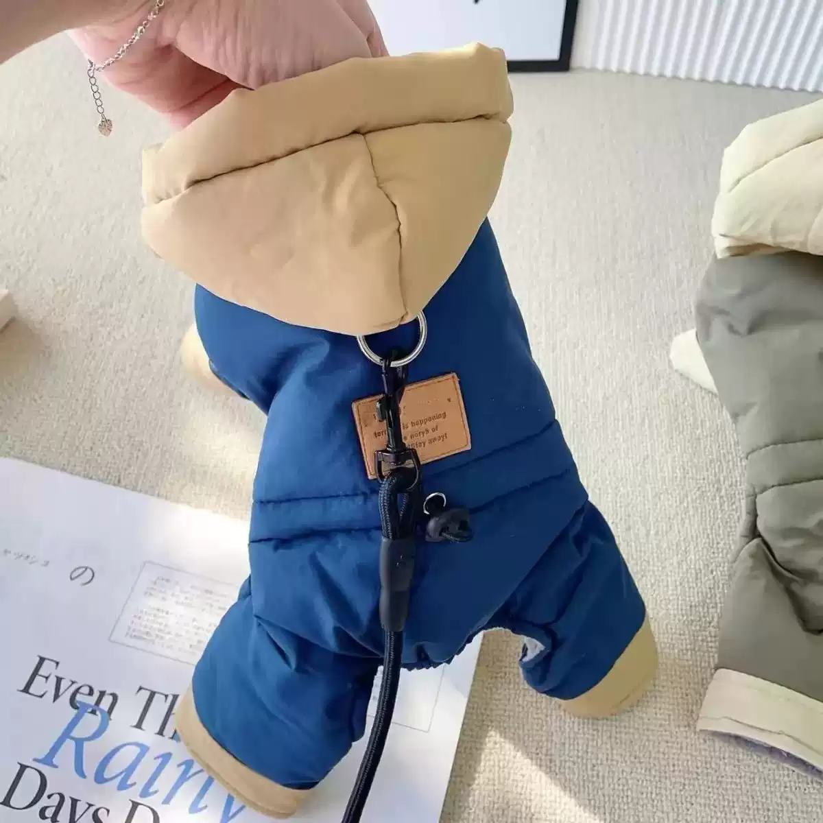 Winter Warm Thickened Pet Four-Legged Cotton Jacket for Small Dogs