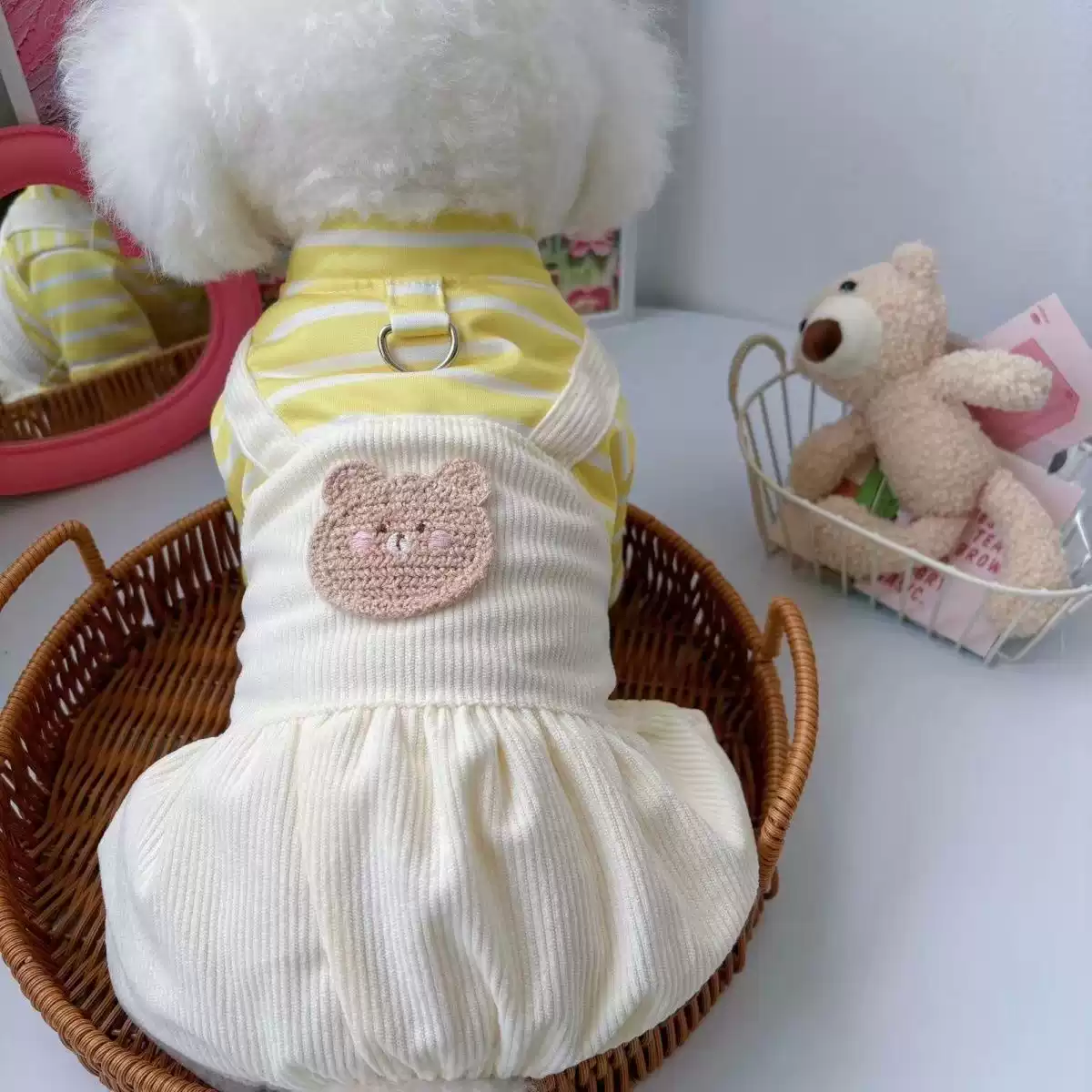 Small Dog Four-Legged Thin Overalls for Spring/Summer & Autumn/Winter