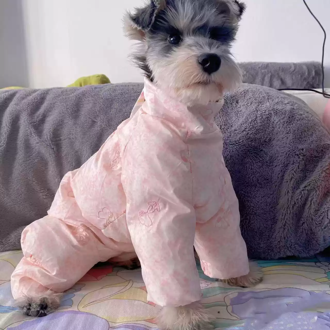 Thickened Four-Legged Tummy-Wrapping Dog Outfit - Winter Warm for Small Dogs (Autumn & Winter)