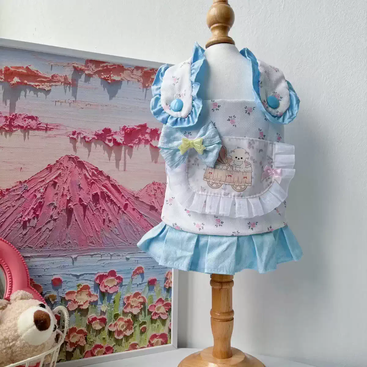 Sweet and Cute Camisole-Style Small Pet Clothes for Spring & Summer