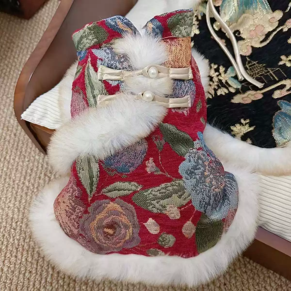 Dog Winter Warm Coat - New Year Pet Outfit