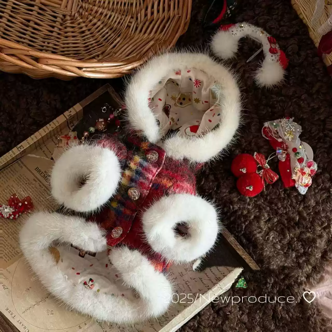 Pet Christmas Warm Winter Coat for Dogs & Cats (Autumn/Winter)