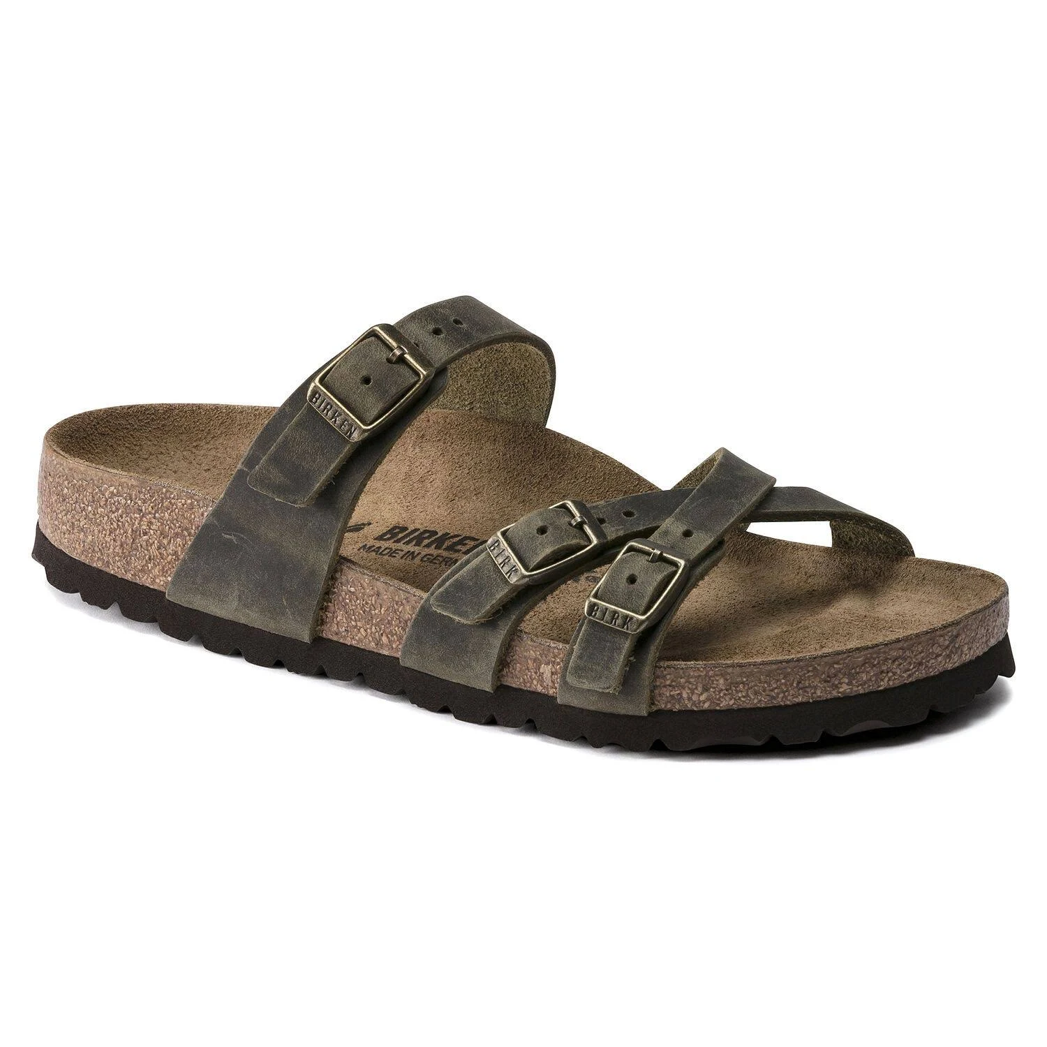 Birkenstock Women's Franca Sandal - Jade Oiled Leather N / 41