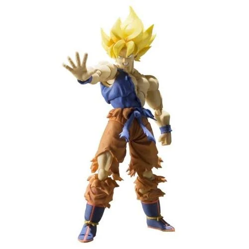 Bandai Tamashii Nations Super Saiyan Son Goku Super Warrior Awakening Action Figure, Multi-Colored