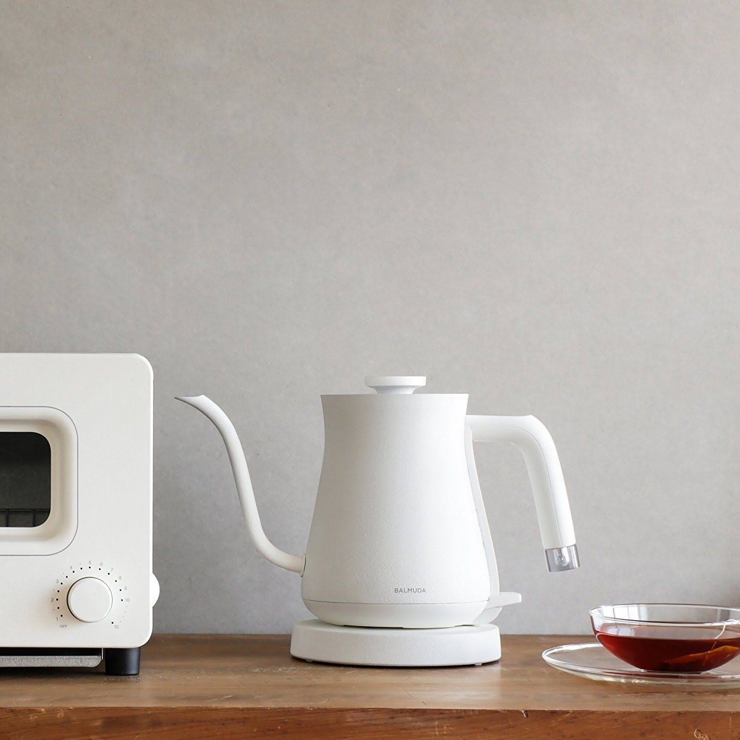 BALMUDA Electric Kettle The Pot K02A-WH (White)