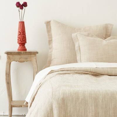Alcock Sham Birch Lane Size: King, Color: Natural