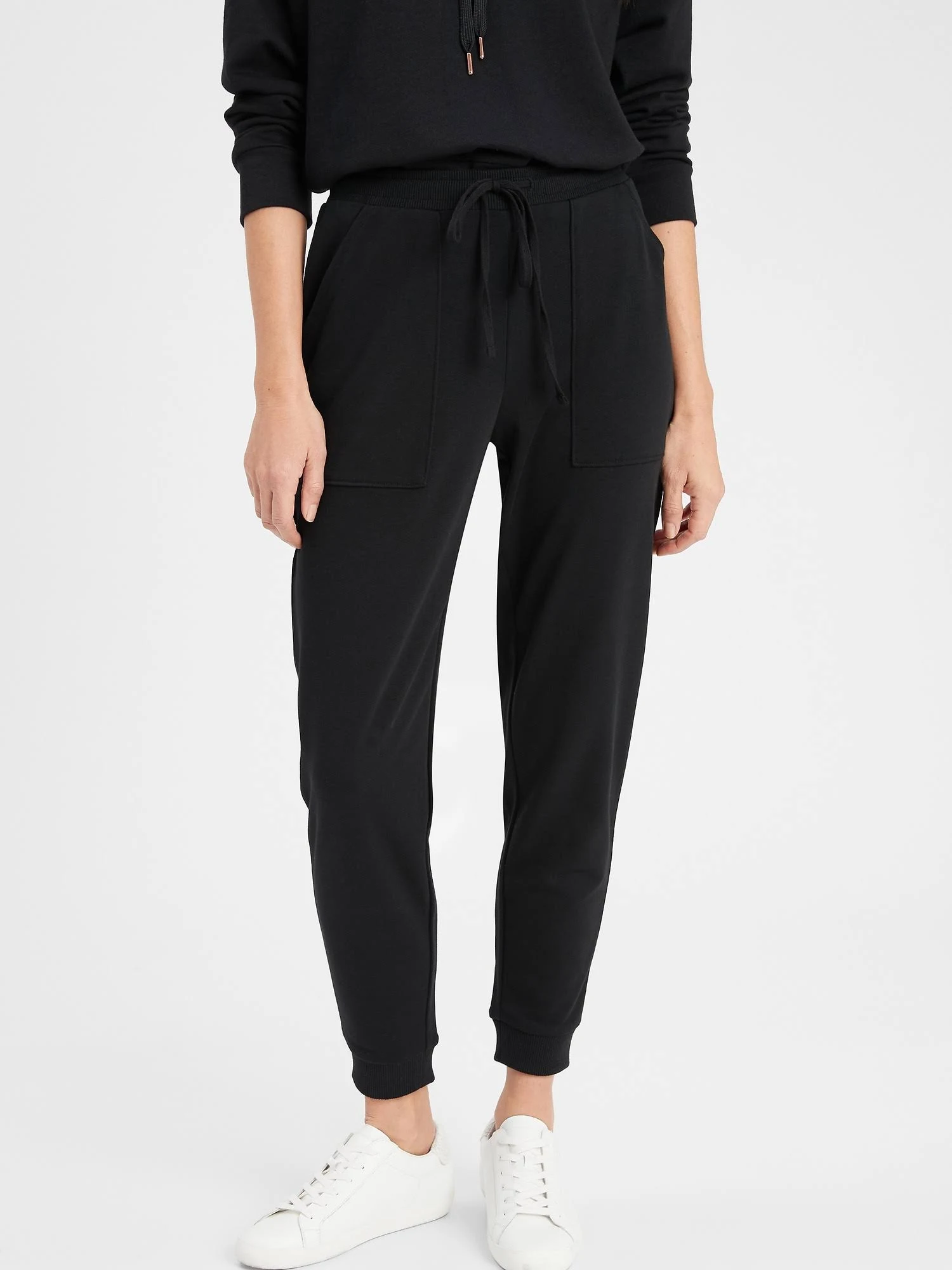 Women's Knit Terry Jogger Pant Black