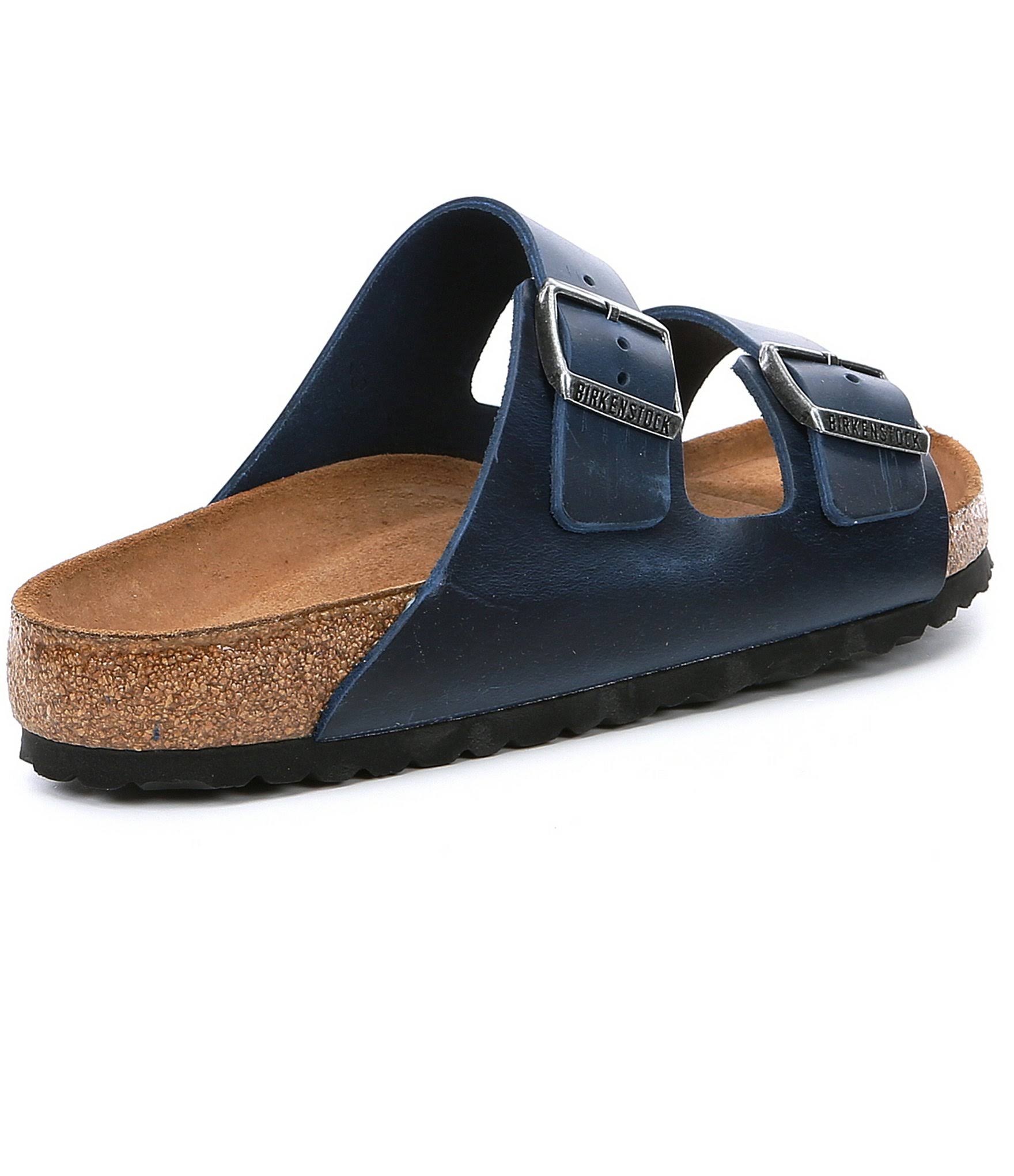 Birkenstock Arizona Soft Footbed (41 Blue Oiled Leather)