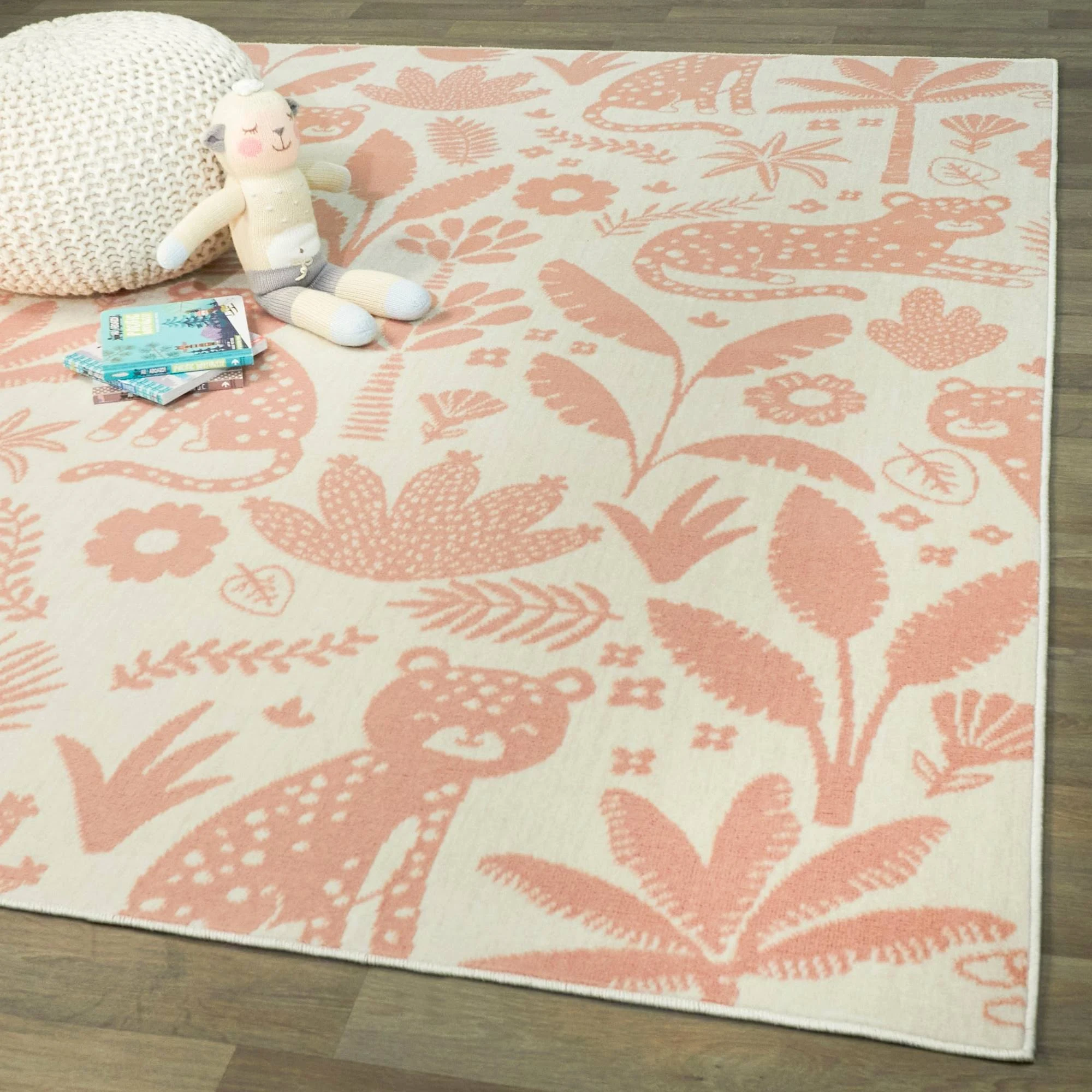Balta Serengeti Gold 4 ft. x 6 ft. Kids Area Rug