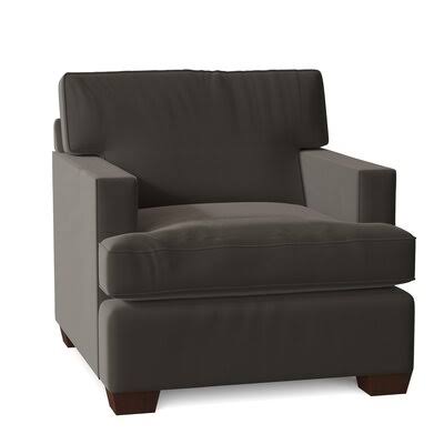 Anastagio 36x22 Wide Armchair Birch Lane Body Fabric: Spinnsol Iron