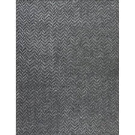 Union Rustic Manuel Deco Hand-Tufted Gray Area Rug, Size: Rectangle 8& x 10&6 inch