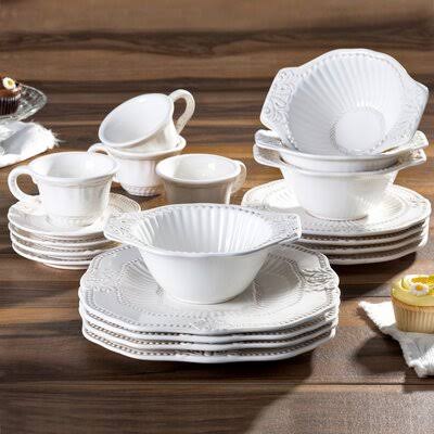 Stanberry 20 Piece Full Set, Service for 4