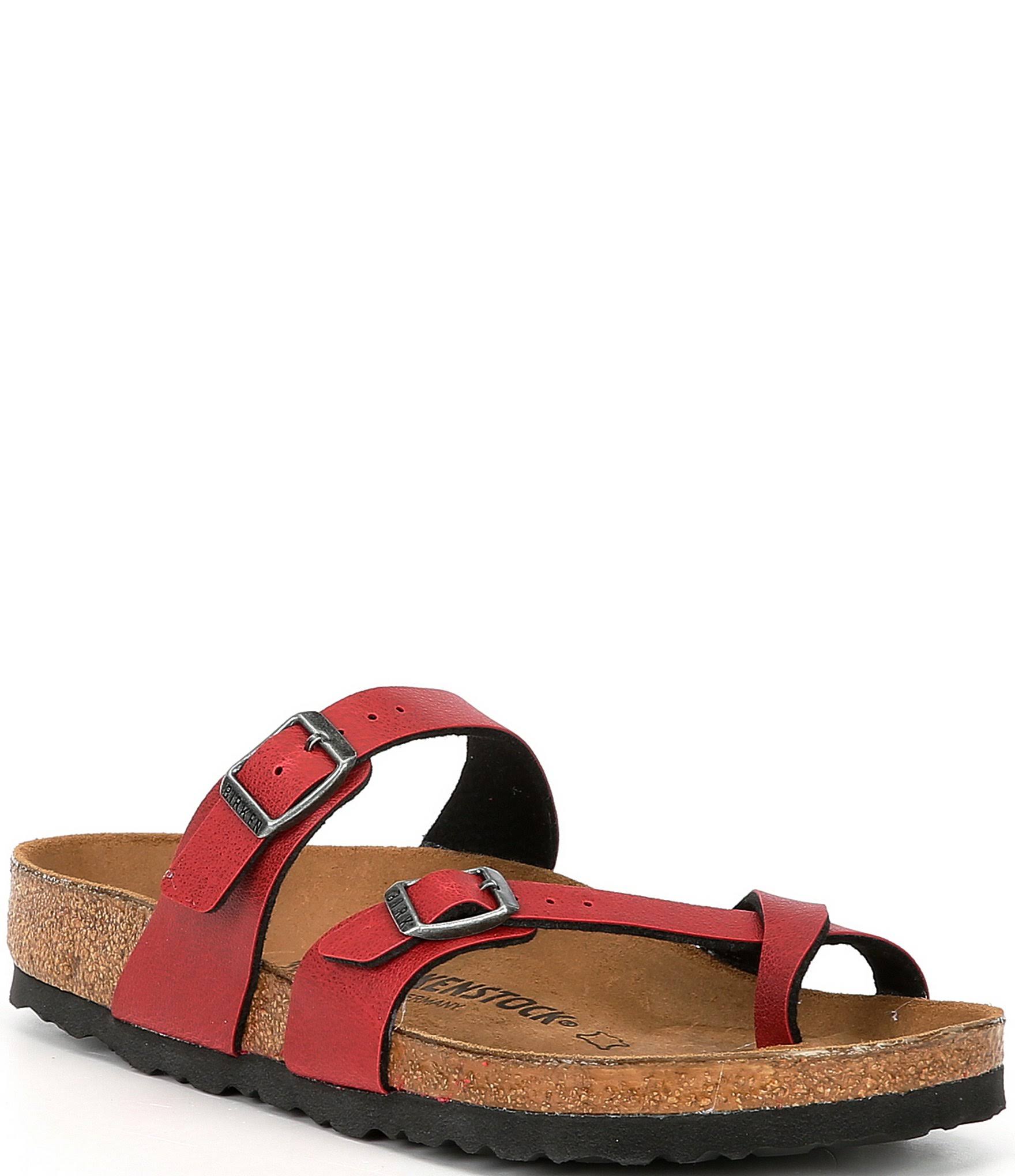 Birkenstock Women's Mayari Birko-Flor Pull Up Bordeaux