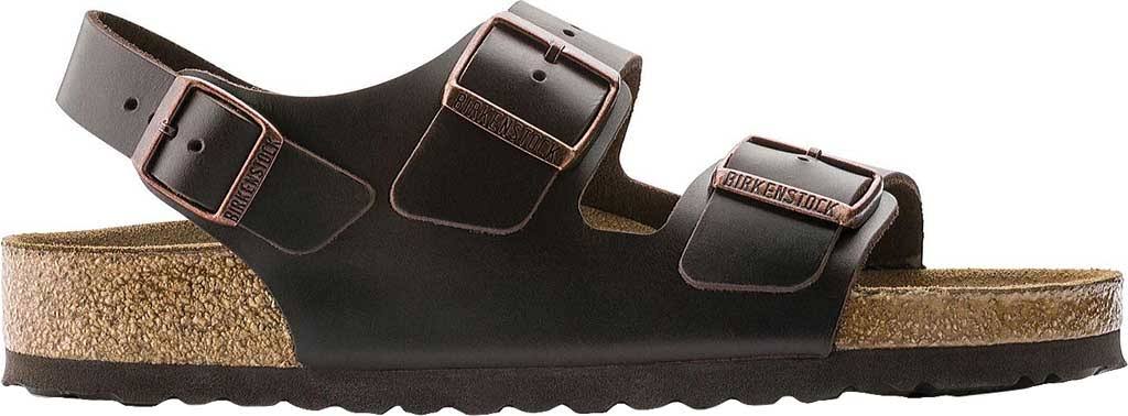 Birkenstock Men's Milano Soft Shoes - Narrow Brown Amalfi in Size 46