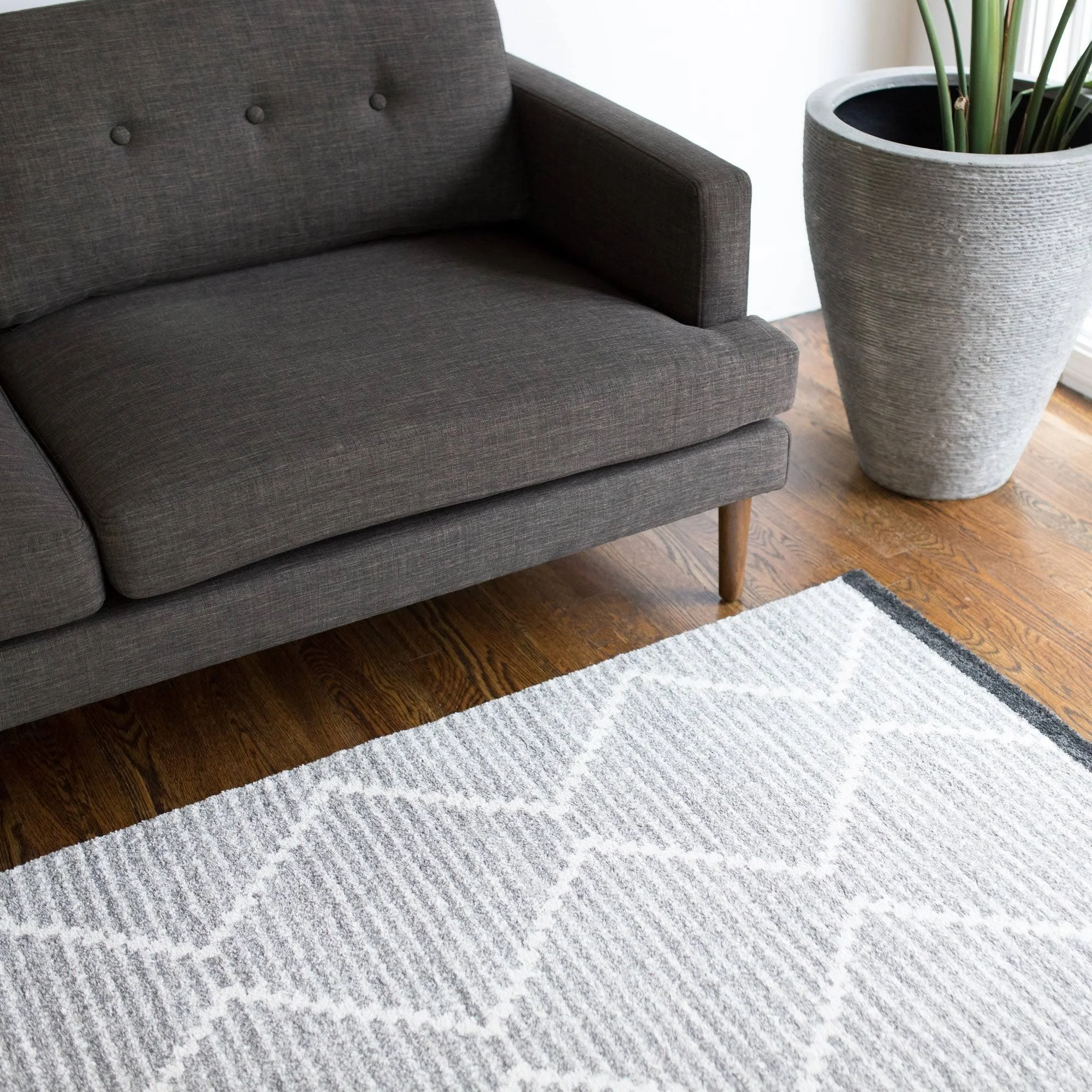 Balta Oscar Grey 5 ft. x 7 ft. Area Rug