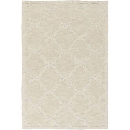Blankenship Geometric Handmade Wool Beige Area Rug Charlton Home Rug Size: Rectangle 5& x 7&6x22