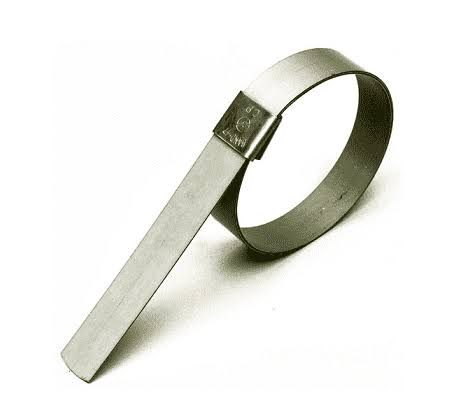 Band-It CP24S9 Center Punch Clamp - 201SS 5/8x22 x 0.025x22 6x22 Diameter 25 Pieces/Box, Steel