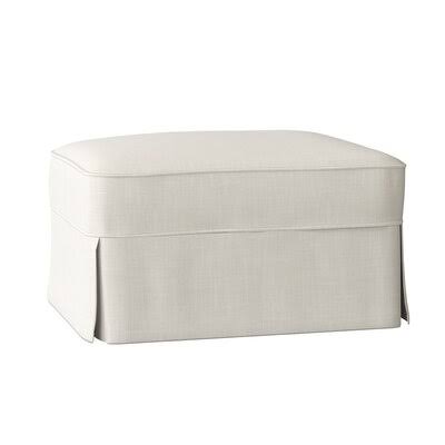 Wayfair Custom Upholstery Barrand Ottoman Body Fabric: Jacqueline Oxford