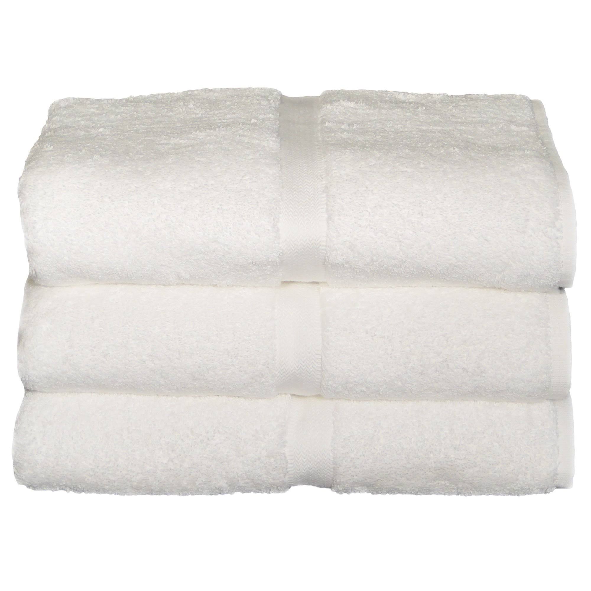 Baltic Linen Chelsea Heavyweight Bath Towels, 3pk, White