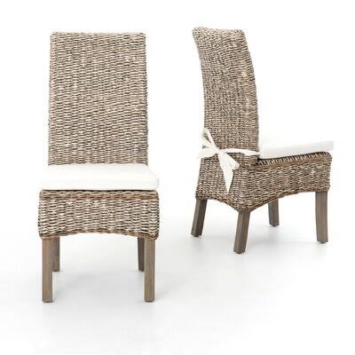 Birch Lane Munson Side Chair with Cushion Color: Gray Wash