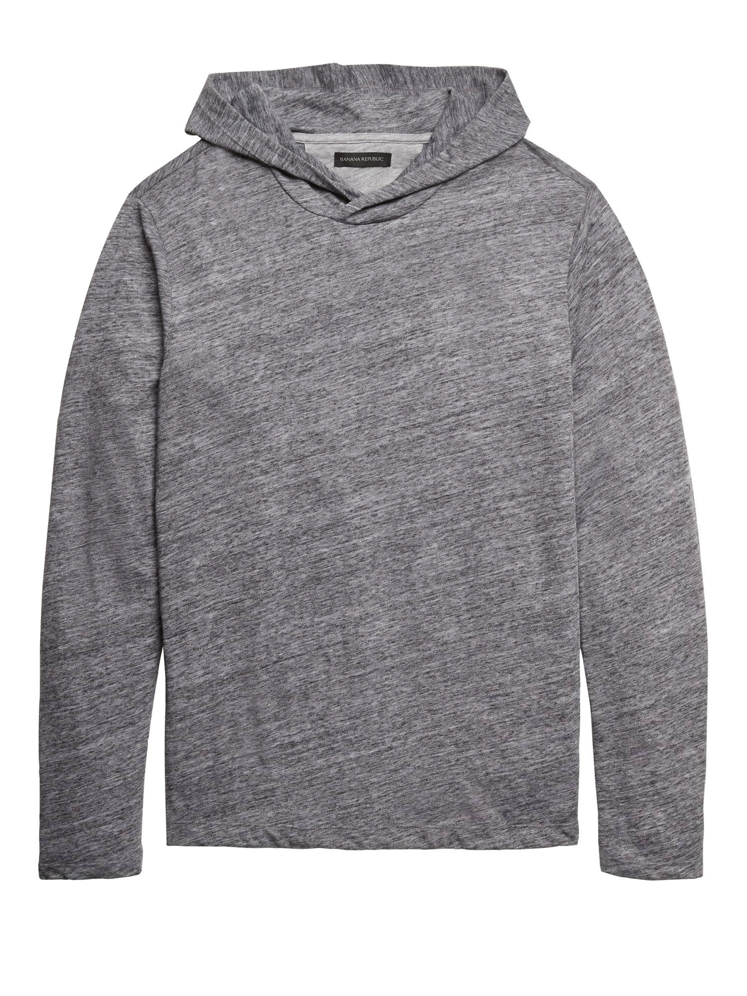 Banana Republic Men's Vintage Hoodie T-Shirt Black Size S