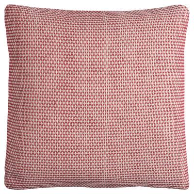 Tiana Cotton Throw Pillow Cover & Insert Color: Red