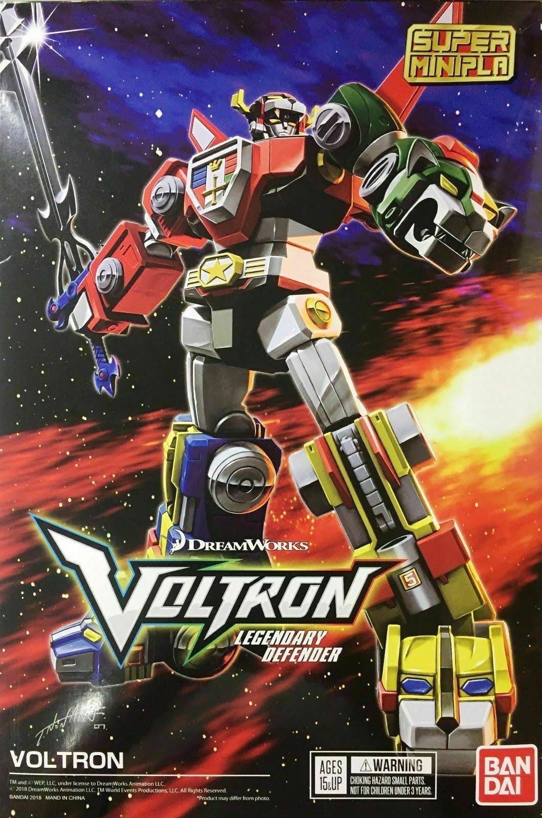 Bandai Golion Voltron Beast King Super Minipla Model Kit Figure Japan Version